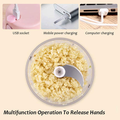 New Mini Portable Multifunctional Electric Food Chopper And Grinder