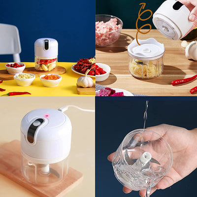 New Mini Portable Multifunctional Electric Food Chopper And Grinder